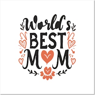 World's Best Mom design Posters and Art